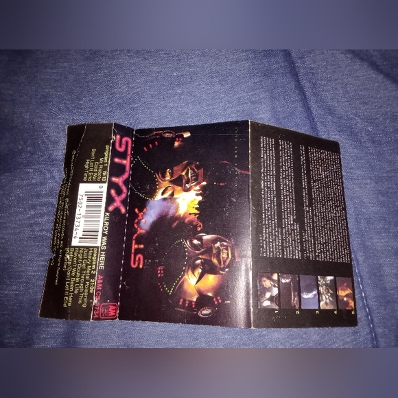 Vintage Styx Rock Music Cassette Tape 1983 A & M Records - Picture 5 of 6